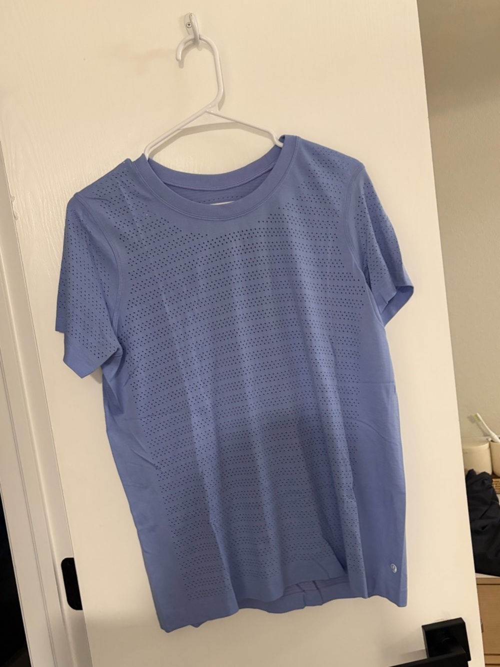 Lululemon Light Blue Women’s Perforated Athletic Tee